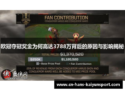 欧冠夺冠奖金为何高达3788万背后的原因与影响揭秘